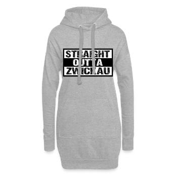 Zwickau - Hoodie-Kleid - Grau meliert - Vorne