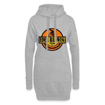 Eder Radweg - Hoodie-Kleid - Grau meliert - Vorne