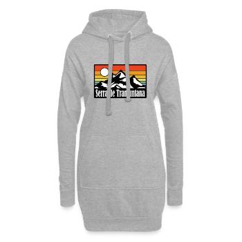 Mallorca Serra de Tramuntana - Hoodie-Kleid - Grau meliert - Vorne