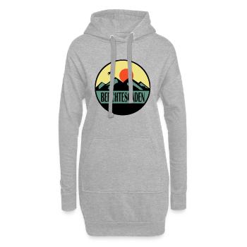 Berchtesgaden - Hoodie-Kleid - Grau meliert - Vorne