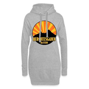 Berchtesgaden - Hoodie-Kleid - Grau meliert - Vorne