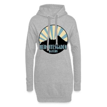 Berchtesgaden - Hoodie-Kleid - Grau meliert - Vorne