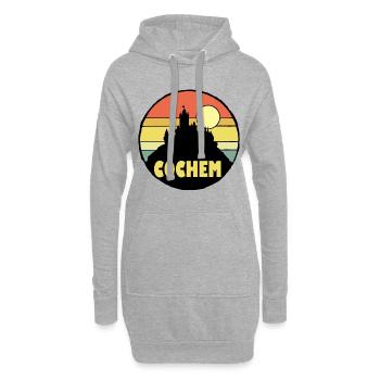 Reichsburg Cochem - Hoodie-Kleid - Grau meliert - Vorne