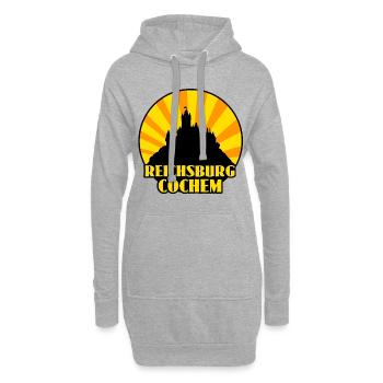 Reichsburg Cochem - Hoodie-Kleid - Grau meliert - Vorne