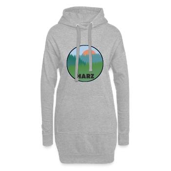 Harz - Hoodie-Kleid - Grau meliert - Vorne