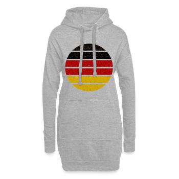 Die Deutschen - Hoodie-Kleid - Grau meliert - Vorne