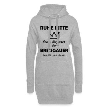 DIe Fans aus dem Breisgau - Hoodie-Kleid - Grau meliert - Vorne