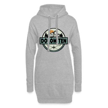 Dolomiten - Hoodie-Kleid - Grau meliert - Vorne