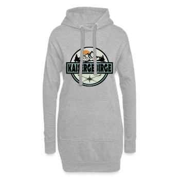 Kaisergebirge - Hoodie-Kleid - Grau meliert - Vorne