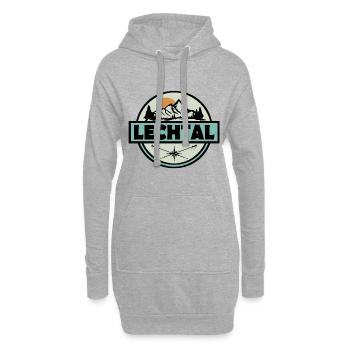 Lechtal - Hoodie-Kleid - Grau meliert - Vorne