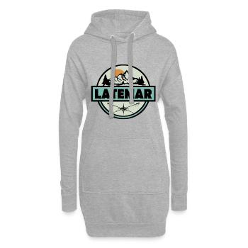 Latemar - Hoodie-Kleid - Grau meliert - Vorne