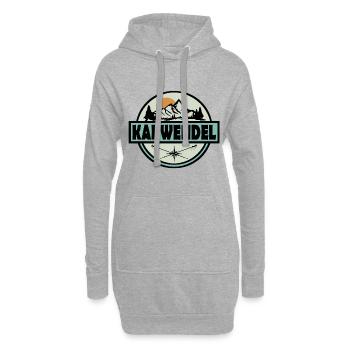 Karwendel - Hoodie-Kleid - Grau meliert - Vorne
