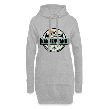 Kampenwand - Hoodie-Kleid - Grau meliert - Vorne