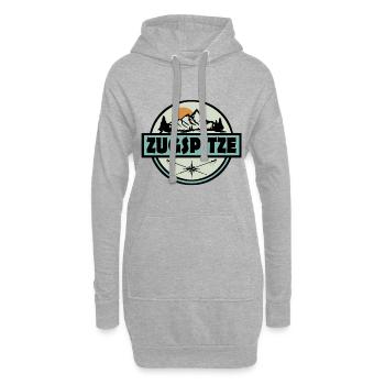 Zugspitze - Hoodie-Kleid - Grau meliert - Vorne