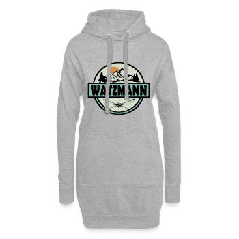 Watzmann - Hoodie-Kleid - Grau meliert - Vorne