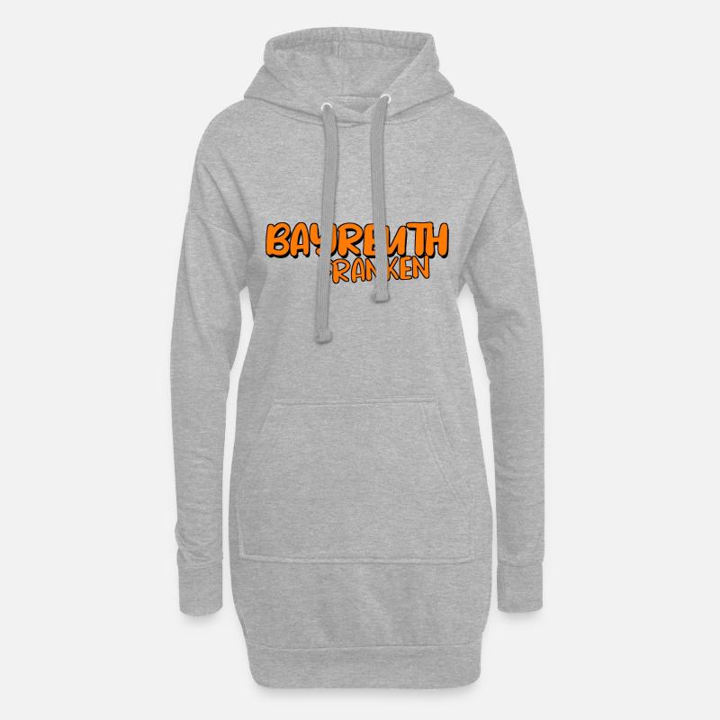 Bayreuth - Hoodie-Kleid - Grau meliert