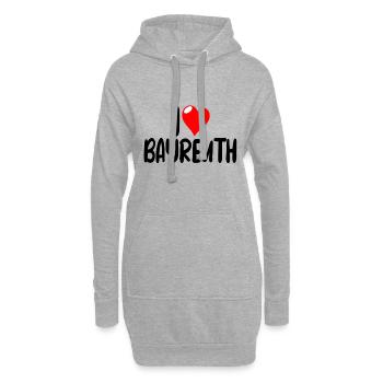 Bayreuth - Hoodie-Kleid - Grau meliert - Vorne