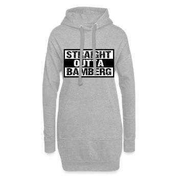 Bamberg - Hoodie-Kleid - Grau meliert - Vorne