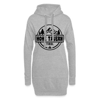 Hohe Tauern - Hoodie-Kleid - Grau meliert - Vorne