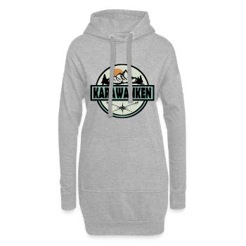 Karawanken - Hoodie-Kleid - Grau meliert - Vorne