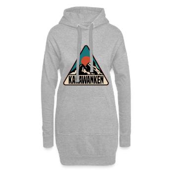 Karawanken - Hoodie-Kleid - Grau meliert - Vorne