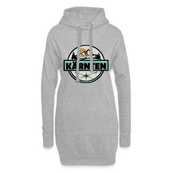 Kärnten - Hoodie-Kleid - Grau meliert - Vorne