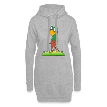 STOCKENTE - ENTE - NORDIC WALKING - Hoodie-Kleid - Grau meliert - Vorne