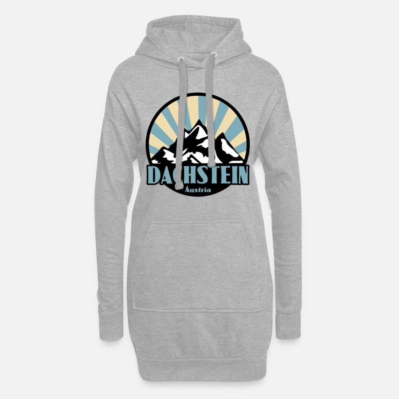 Dachstein - Hoodie-Kleid - Grau meliert