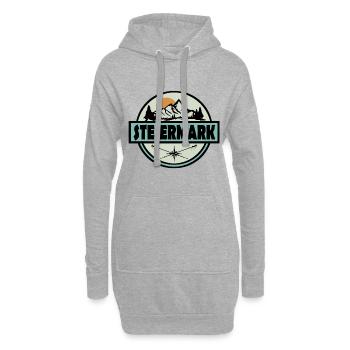 Steiermark - Hoodie-Kleid - Grau meliert - Vorne