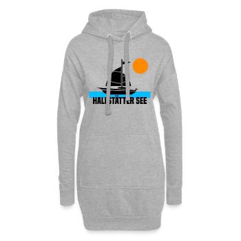 Hallstätter See - Hoodie-Kleid - Grau meliert - Vorne