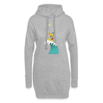 KITE - ENTE - Hoodie-Kleid - Grau meliert - Vorne
