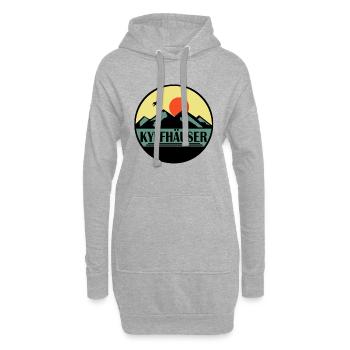 Kyffhäuser - Hoodie-Kleid - Grau meliert - Vorne