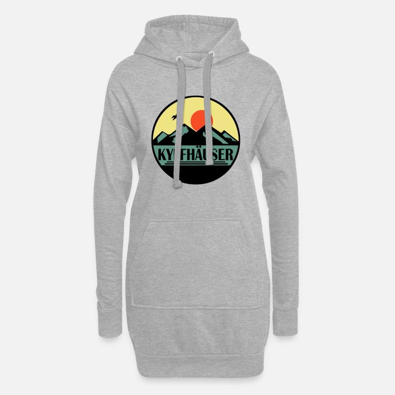 Kyffhäuser - Hoodie-Kleid - Grau meliert