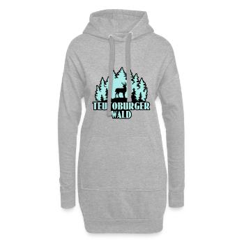 Teutoburger Wald - Hoodie-Kleid - Grau meliert - Vorne