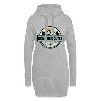 Dome de Gouter - Hoodie-Kleid - Grau meliert - Vorne
