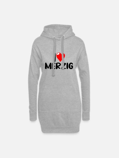 merzig saar - Hoodie-Kleid - Grau meliert