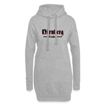 Nürnberg - Hoodie-Kleid - Grau meliert - Vorne