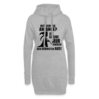 SENSENMANN - HALLOWEEN - REAPER - Hoodie-Kleid - Grau meliert - Vorne