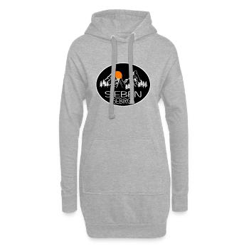 Siebengebirge - Hoodie-Kleid - Grau meliert - Vorne