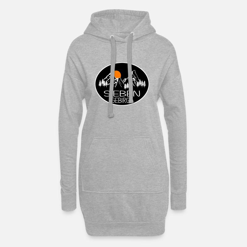 Siebengebirge - Hoodie-Kleid - Grau meliert