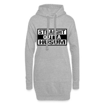 Husum - Hoodie-Kleid - Grau meliert - Vorne