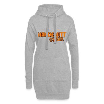 Handewitt - Hoodie-Kleid - Grau meliert - Vorne