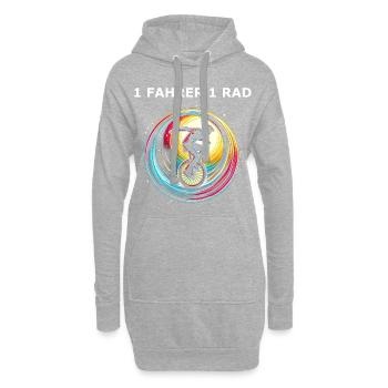 Einrad - Hoodie-Kleid - Grau meliert - Vorne
