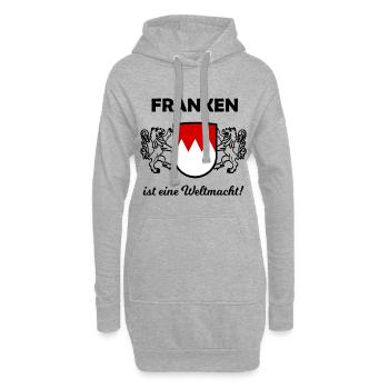 Les Francs arrivent - Sweat-shirt à capuche long Femme - gris chiné - Devant