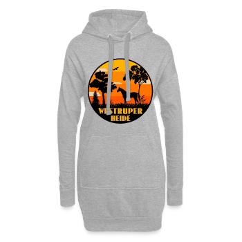 Westruper Heide - Hoodie-Kleid - Grau meliert - Vorne