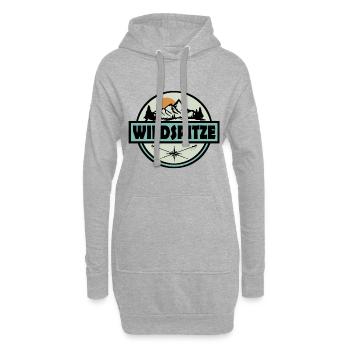 Wildspitze - Hoodie-Kleid - Grau meliert - Vorne