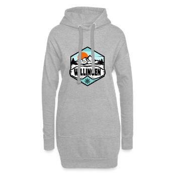 Willingen - Hoodie-Kleid - Grau meliert - Vorne