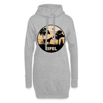 Eifel - Hoodie-Kleid - Grau meliert - Vorne