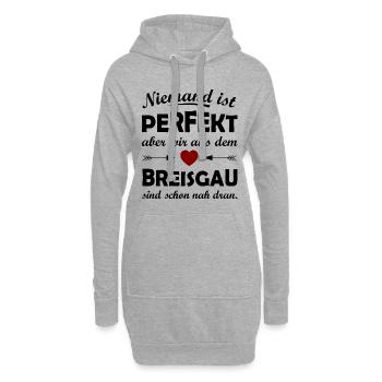Breisgau dans le Badnerland - Sweat-shirt à capuche long Femme - gris chiné - Devant