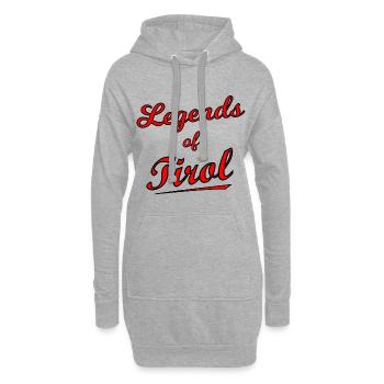 Die Tiroler Legenden - Hoodie-Kleid - Grau meliert - Vorne